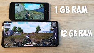 IPHONE 5S (1 GB RAM) VS NUBIA RED MAGIC 6 (12 GB RAM) - PUBG TEST