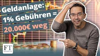 Gebühren bei Geldanlage: So viel Geld verliert Ihr bei Fonds & Co.