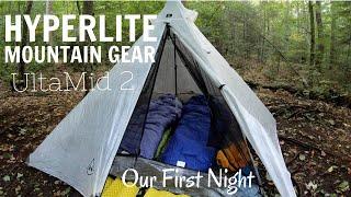 Hyperlite Mountain Gear (HMG) ULTAMID 2 pyramid ultralight backpacking tent with insert