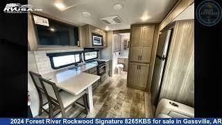 Breathtaking 2024 Forest River Rockwood Signature Travel Trailer RV For Sale in Gassville, AR