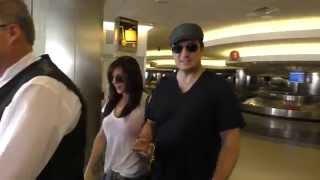 Nathan Fillion arriving at LAX Airport