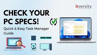 How to Check Laptop/PC Configuration on Windows Using Task Manager | Quick Tutorial