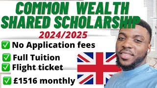 How to Apply for Commonwealth Shared Scholarship 2024