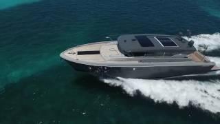 Delta Powerboats 54 Carbon Cruiser Navigating Cat Cay