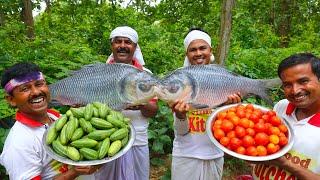 Bengali special Doi Sorshe Katla Fish curry | Famous fish curry | villfood Kitchen