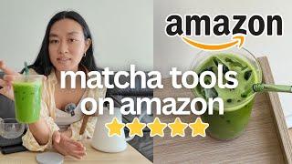 MATCHA TOOLS ON AMAZON - all the tools I use every day to make the best matcha latte at home