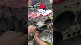 Engine piston installation | piston fitting #trending #shortvideo #welding #mechanist #viralvideo