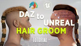 HOW TO use DAZ3D HAIR with METAHUMANS | UNREAL ENGINE 5 TUTORIAL