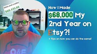 How I Made $68,000 on Etsy in 2021! + Tips on How To Be Successful Selling on Etsy in 2022!