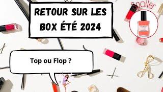 Favoris | Top et Flop été 2024 (retours sur les produits testés dans les box beauté de l'été)