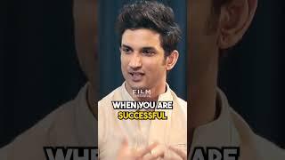 Sushant Singh Rajput Reveals the TRUE Meaning of Success for Outsiders!  #shorts