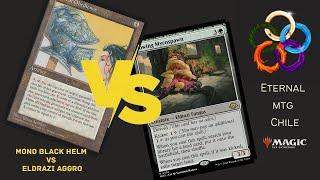 Mono Black Helm Vs Eldrazi Aggro [Legacy Gameplay]