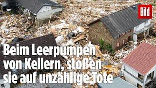 Unwetter-Katastrophe in Deutschland: In Erftstadt stürzen die Häuser weiter ein