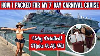 How to Pack Right for a 7 Day Cruise!  Packing TIPS to Make it all fit for a week long cruise!