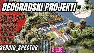 Beogradski projekti - Linijski park, Delta Land, Marina Dorćol, Silosi Beograd, dron video #beograd