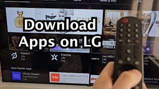 LG Smart TV - How to Download Apps!