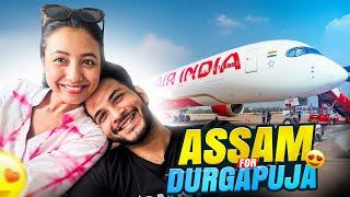 We are in Assam || Durga Puja Surprise 