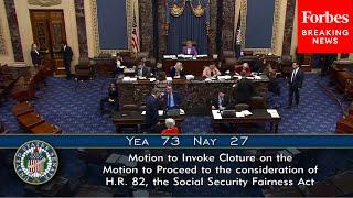 JUST IN: Senate Votes In Favor Of $200 Billion Social Security Expansion For Public Servants