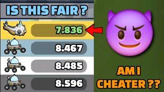 I CHEATED IN COMMUNITY SHOWCASE??  "POLE POSITION" MAP - Hill Climb Racing 2