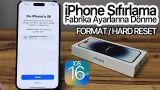 iPhone Sıfırlama | Fabrika Ayarlarına Dönme - Format | Hard Reset Nasıl Yapılır | Satmadan Önce!