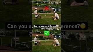 Can you spot the difference? #baseball #softball