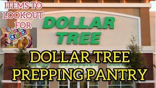 DOLLAR TREE PREPPING [food to stock up on now]