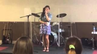 Shauna Clark singing Your Great Name