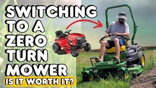 ZERO TURN MOWER John Deere Z530M - Review & Walkaround  Is It Worth It?  Riding Mower Vs Zero Turn