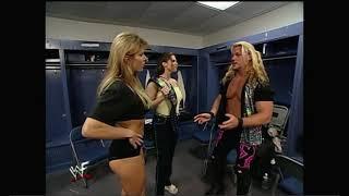 Backstage Segment Tori Poch Stephanie McMahon Helmsley and Chris Jericho Smackdown 4/13/2000