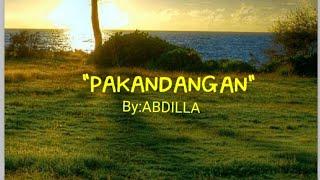 #TausugSong "PAKANDANGAN"By:Abdilla