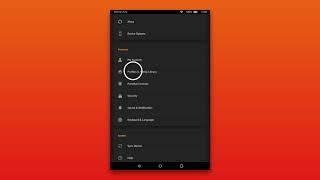 Amazon Fire Tablet: Settings