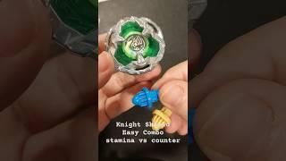 beyblade x knightshield combo stamina & counter KS380N KS380B KS380HN คอมโบพี่บัวขาวสุดโหดจ้ะ
