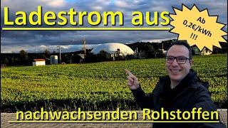 Ladestrom aus NACHWACHSENDEN Rohstoffen: Ab 20 Cent/kWh an diesem LADEPARK!