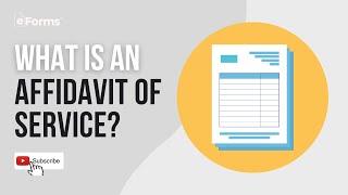 What is an Affidavit of Service?