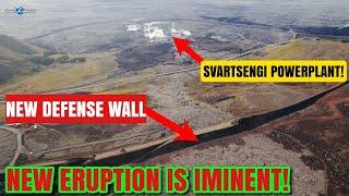 Eruption Is Iminent In Iceland! Flyover The Danger Area! New Defense Walls. Grindavik. Aug 11, 2024