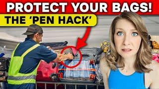 9 PROVEN Ways to Prevent Theft from Checked Luggage (BEWARE of Pen Hack!)