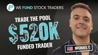 This Funded Trader Passed TWO $260,000 ACCOUNTS! - Trade The Pool Stocks Funded Trader Michael T.