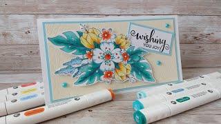 Colouring the Pop of Colour Spray Digi Image from Ruth Hamilton Design