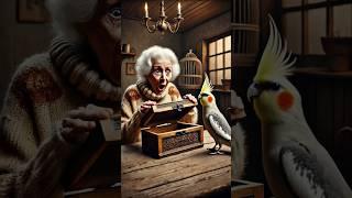 Mystery of the Missing Jewel: The Cockatiel Detective #SubscribeNow #cockatiel #ai  #cute #shorts