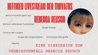 Rebecca Reusch Diskussion um das Live der Trovatos. Livestream