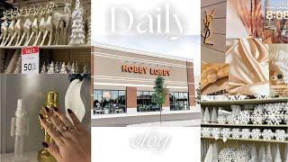 Hobby Lobby Christmas Decor Must-Haves 2024  || Daily Vlog of Timeless Decorating Ideas