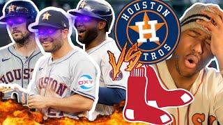 EASY AS 1-2-SWEEP! || ASTROS VS RED SOX GAME 3 HIGHLIGHTS FAN REACTION