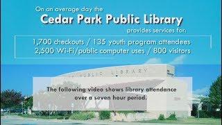 Cedar Park Library: A full day in under 2 minutes