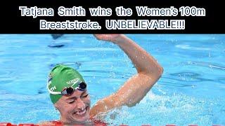 Tatjana Smith Wins It At the Death  | What An Unbelievable!!! Swim | WATCH FANS REACTIONS