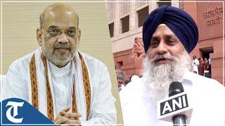 SAD leader Sukhbir Badal meets Amit Shah; says Punjabis in panic over worsening India-Canada ties