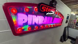 Stern Pinballs New $3500 Pinball Alley Logo Sign