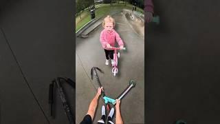 i ruined her day then made it #scooter #skatepark #challenge #comedy #funny #skate #fail