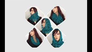 How to Crochet a Cowl - Neck Warmer Pattern #131│by ThePatternFamily