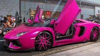 Pink Lamborghini Aventador Turns Heads In Tokyo | Car News 24h