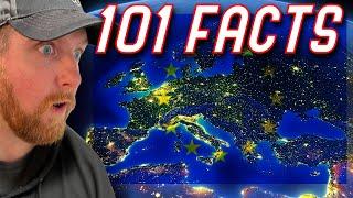 American Reacts to 101 Facts about Europe